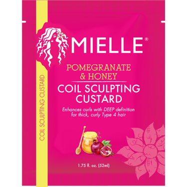 Mielle Pomegranate & Honey Coil Sculpting Custard – 1.75 fl oz (52 mL) - ANNS BEAUTY SUPPLY